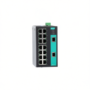 Commutateur Ethernet industriel non géré Moxa EDS-316 sur rail DIN, 16 ports - Product Image 2