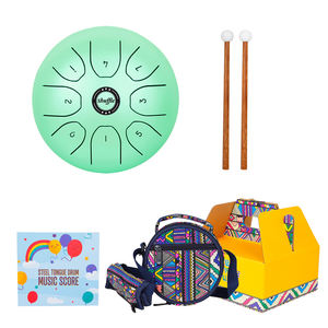 Venta caliente Tambores chinos Instrumentos Fabricantes Niños 5,5 ''Tambor <span class=keywords><strong>de</strong></span> mano Percusión popular Meditación Tambor <span class=keywords><strong>de</strong></span> lengua <span class=keywords><strong>de</strong></span> acero - Product Image 5