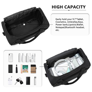 Bolsa de Viaje de Gran Capacidad con Nuevo Diseño, 40x30x20, Plegable, con Compartimento para Zapatos, Bolsa de Mano para Viajes en Avión, 40x20x25, Multi-P - Product Image 6