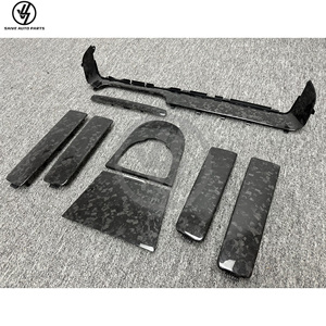 Forged Carbon Glossy Twill Weave Replacement <b>Interiors</b> for G Wagon W464 G63 G500 2019-2024 <b>Car</b> <b>Interior</b> Decorative - Product Image 2