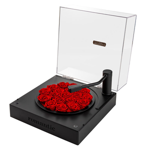Rose eternal flower phonograph decoration real flower flower music <b>box</b> Bluetooth audio for girlfriend confession birthday <b>gift</b> - Product Image 4