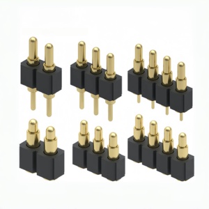 Oem cao hiện tại Brass POGO <span class=keywords><strong>pin</strong></span> kết nối tùy chỉnh để sạc danh bạ 3pin ứng dụng điện - Product Image 2