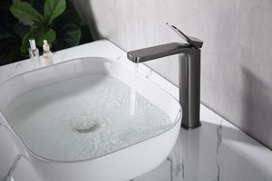 YEKALON-grifo mezclador moderno para baño, Grifería de lavabo alto, color negro, FT-6802, gran oferta - Product Image 2