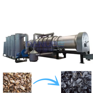 Four de carbonisation continu de haute qualité pour sciure de bois, arachides et coques d'arachides - Product Image 1