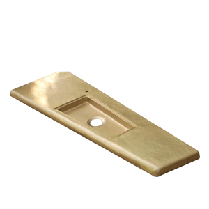 מותאם אישית מרוקע עתיק פליז וניטי למעלה עם נסתרת ניקוז עיצוב עבור שירותים - Product Image 3