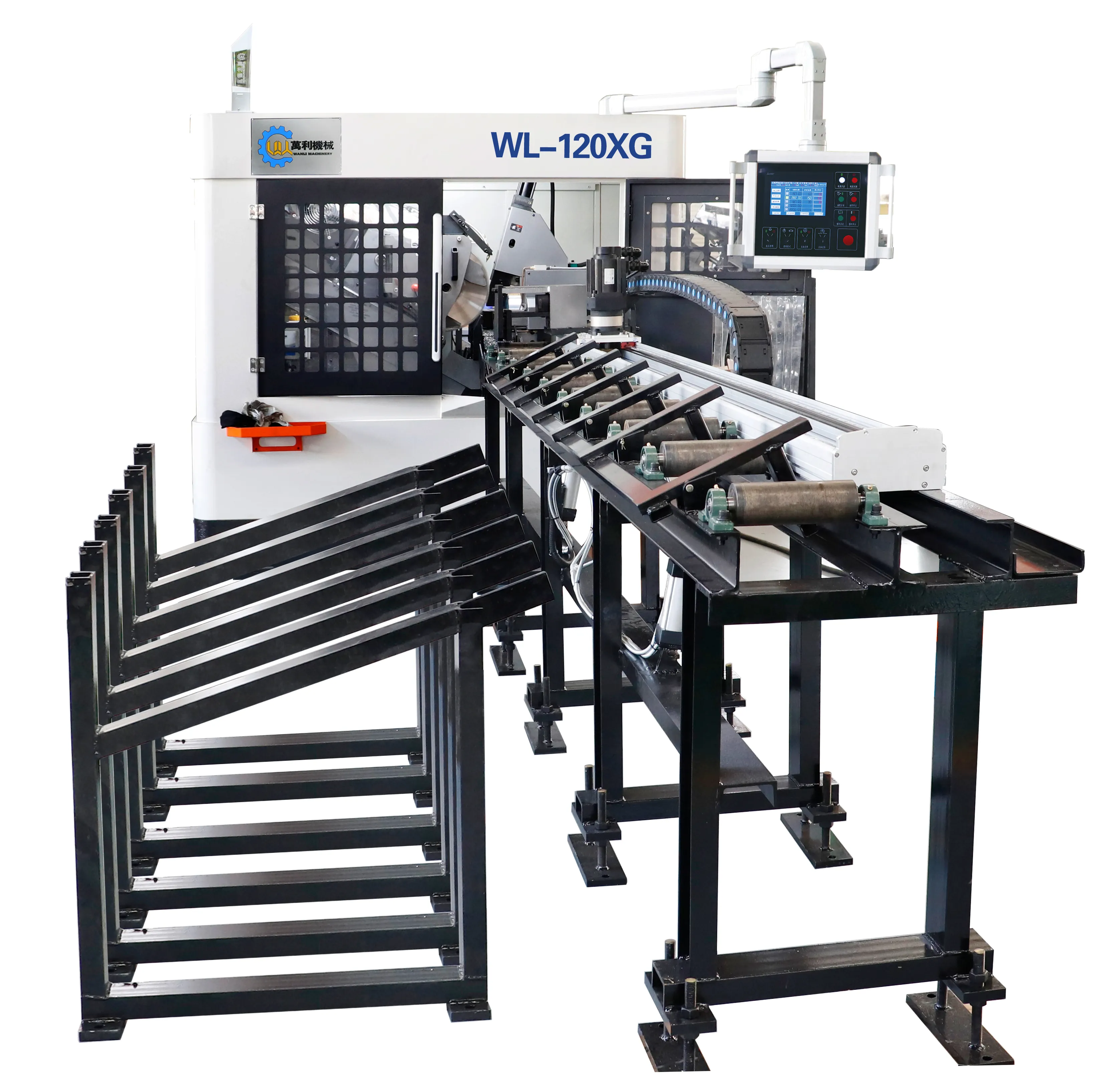 2024 nova personalização CNC Máquina de serra circular totalmente automática para corte de metal Máquina de serra circular a frio