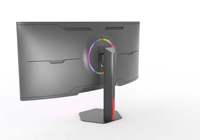 Nouvel écran d'ordinateur ultra-large de 34 pouces 4K60Hz, support rotatif réglable en hauteur, double DP, double sortie pour affichage professionnel au bureau