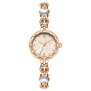 レディース高級ファッションビジネスヴィンテージ防水3BAR合金腕時計、ガラス文字盤、ラウンドケース、クォーツムーブメント、針表示 - Product Image 5