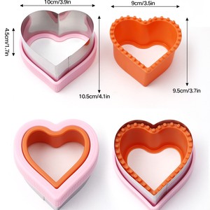 <span class=keywords><strong>Emporte</strong></span>-pièces en métal pour la pâtisserie, outils de cuisine, <span class=keywords><strong>emporte</strong></span>-pièces en forme de cœur, machine à crêpes, <span class=keywords><strong>emporte</strong></span>-pièces et scelleur de sandwichs DIY pour enfants - Product Image 2