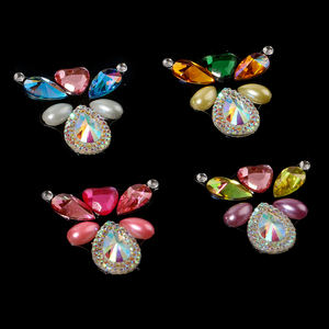 Autocollants <span class=keywords><strong>de</strong></span> strass autocollants pour le visage, bijoux corporels pour scène <span class=keywords><strong>de</strong></span> festival, tatouages temporaires pour le visage, vente en gros - Product Image 2