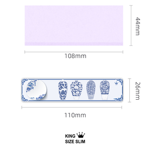 Papel de Liar S1 GP5103-07 s1, Diseño Azul Púrpura, Goma Natural, Combustión Lenta, Ecológico, Papel para Manualidades - Product Image 3