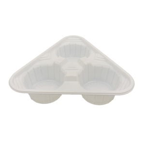 New Trend Design Cooling And Heating Cup Holder Customized 3 Cups Plastic Takeout Cup Holder