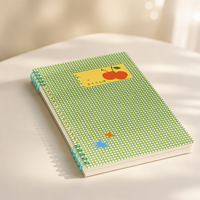 Personalisiertes A5/B5 Niedliches Notizbuch mit Abnehmbarem Wasserfestem PP-Einband und Individuellem Logo für Schülertagebücher, 60 Blatt