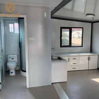 Casa Contenedor Expandible de Doble Ala, Casas Modulares Prefabricadas con Cocina y Baño, Casa Pequeña Moderna de Lujo para Vivir