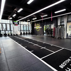 Gazon <span class=keywords><strong>synthétique</strong></span> de haute qualité pour sols de gymnase, gazon artificiel personnalisé pour les centres de remise en forme commerciaux et les salles de sport à domicile - Product Image 5