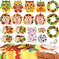 Lot de fournitures d'activités créatives en feutre DIY en gros – Décorations d'automne et de Thanksgiving, ensembles cadeaux d'anniversaire pour garçons et filles, pour fêtes intérieures et activités artistiques