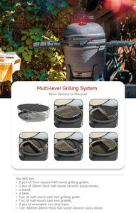 Fabricants 22 pouces de Chine Céramique Kamado BBQ Joe Bono Grill Parrilla De pour Extérieur <span class=keywords><strong>Asador</strong></span> Charcoal Grills Kermaische - Product Image 4