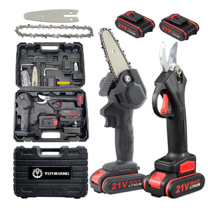Sécateur de jardin électrique sans fil à batterie lithium, cisaille de bricolage pour branches d'arbres, sécateur télescopique, scies à chaîne, personnalisable OEM - Product Image 1