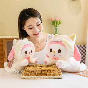 Juguete de Peluche de Dibujos Animados al por Mayor de Fábrica, Muñeco de Peluche Suave Kawali Kuromi My Melody Cinnamoroll, Colgante de Juguete para Niñas, Regalo para Niños - Product Image 4