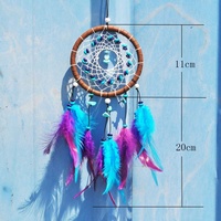 Gantungan dekorasi klasik Dreamcatcher rajutan tangan renda gaya Bohemian baru sepenuhnya buatan tangan