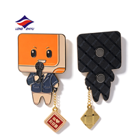 Aimants de réfrigérateur en alliage Longzhiyu 20 ans, impression UV personnalisée, aimants métalliques, cadeau souvenir pour cadeaux d'entreprise