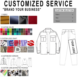 Fabricant OEM et ODM, fournisseur de marque privée, ensemble <span class=keywords><strong>veste</strong></span> et <span class=keywords><strong>jean</strong></span> <span class=keywords><strong>en</strong></span> denim blanc avec logo personnalisé et éclaboussures de <span class=keywords><strong>peinture</strong></span> à bas quantité minimale de commande et fermeture éclair sur le devant - Product Image 4