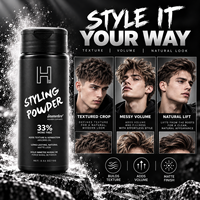 Bedak Penata Rambut Ringan 15g dengan Tekstur, Volume, Penyerap Minyak, Hasil Matte, Tahan Lama, Tampilan Alami, Pasokan Grosir