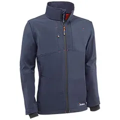 Parka - 894DNNEW S New Aston - Colore: Blu Navy / Arancione # Giacca antivento con fodera in micropile e membrana - Product Image 2