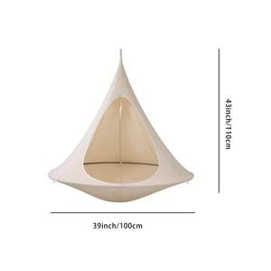 Balançoires célèbres sur Internet: extérieur/intérieur Lits suspendus de cour Chaises suspendues B & B Cages suspendues Paniers suspendus paresseux Tentes aériennes - Product Image 4