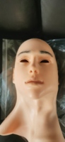 Nouveau masque en silicone masculin cosplay film et accessoires de télévision sourcils doux et réalistes implanté visage couvre-chef