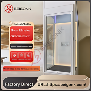 Elevador de Villa de alta seguridad más vendido 320kg-400kg Elevador automático para el hogar Máquina de tracción sin engranajes para hoteles al aire libre Apartamentos - Product Image 2