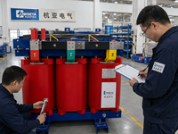 Transformador de Tipo Seco SCBH15 11kV 1000kVA Trifásico de Baja Pérdida con Bobina de Disco de Cobre de Resina Fundida 50/60Hz para Sistema de Distribución IEC CE