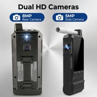AT9000 Alat Tes Napas Sel Bahan Bakar Akurasi Tinggi Alarm Suara+Lampu Printer Terintegrasi Kamera GPS 4G Penguji Alkohol untuk Lalu Lintas