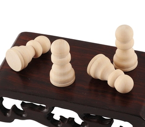 Reemplazo de marcador de estrategia de fantasía para juegos de ajedrez de peón de madera ecológico para Circus Agricola para juegos de mesa - Product Image 4
