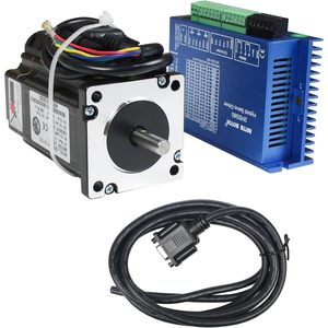 มอเตอร์ Nema24 3N วงปิดมอเตอร์88มม. ไดรเวอร์ไฮบริด5A 24-50V DC 60x60x88มม. เซอร์โว3NM - Product Image 1
