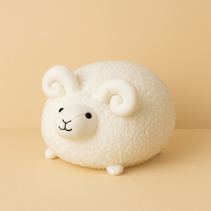 Creativo carino cuscino di pecora in peluche e grasso per bambini bambola di casa nuova pecora giocattoli di peluche di capra animale di peluche - Product Image 4