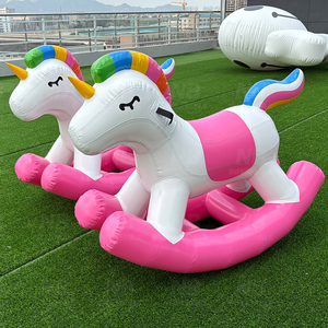 Unicornio Inflable Gigante Colorido, Equipo de Juegos al Aire Libre para Uso Comercial, Actividades de Team Building - Product Image 5