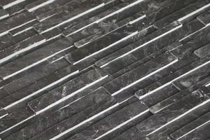 Pierres naturelles en ardoise noire, lot de 10, taille du bloc, largeur et bande étroite pour revêtement mural - Product Image 2