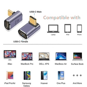 USB 4 8K 100W loại C Adapter 40gbps góc bên phải cho MacPro/Mac Mini/iMac/iMac Pro Thunderbolt 3 OTP cho điện thoại di động sử dụng - Product Image 6