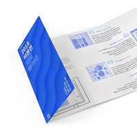 Brochure publicitaire d'entreprise personnalisée, promotionnelle, imprimée numériquement en couleur, sur papier cartonné brillant, dépliant, prospectus, manuel personnalisé