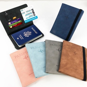Porta Passaporto alla Moda, Portafoglio da Viaggio <span class=keywords><strong>per</strong></span> Passaporto, Porta Passaporto RFID con Fascia Elastica - Product Image 3