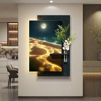 Lampe murale LED en pierre de grès Ocean Beach, bande lumineuse suspendue, peinture décorative pour hall d'entrée, couloir, décoration murale, décoration intérieure
