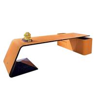 Bureau Bugatti italien pour chambre à coucher, bureau de direction moderne, bureau d'ordinateur d'angle design, chaise de patron