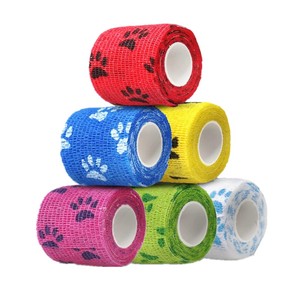 <span class=keywords><strong>Benda</strong></span> <span class=keywords><strong>Elastica</strong></span> Coesiva Impermeabile Medica Personalizzata con Logo per Protezione Articolare - Product Image 2