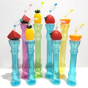 فواكه القرش الديناصور ، في فنجان رقبة طويلة من البلاستيك مع غطاء كرتون كوب فناء للحفلات - Product Image 6