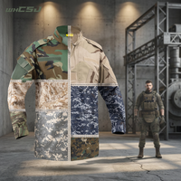 WHCSJ Uniforme Tactique Personnalisé, Tenue de Camouflage, Ensemble d'Entraînement Tactique, Vêtements et Habillement Tactiques