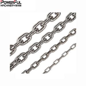 G30 Chaînes soudées en acier au carbone électro-galvanisé de 8mm à maillons courts et longs Standard DIN 5685 766 763 764 - Product Image 5