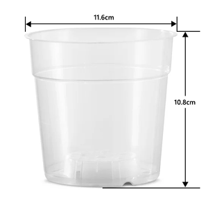 Giardino balcone in plastica trasparente vasi per vivaio <span class=keywords><strong>fioriera</strong></span> orchidea piantare vasi con fori - Product Image 2