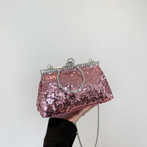 Wholesale New <strong>Handbags</strong> 2024 Light Lady Fashion <strong>Sequined</strong> Bags Lady Design Purses for Young Woman - Product Image 2