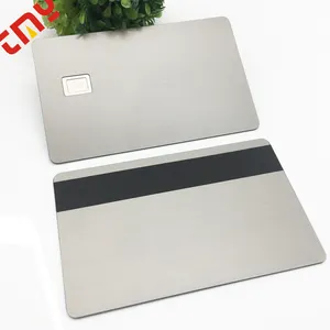 Tmy Groothandel Lichtgewicht Pure Titanium Metalen Bank Master Debet Credit Card Blanks Met Chip